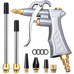 JASTIND Industrial Air Blow Gun with Brass Adjustable Flow Nozzle and 2…