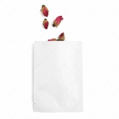 Variety of Colors&Sizes Double-Sided Foil Mylar Flat Open Top Bag w/Tear Notches