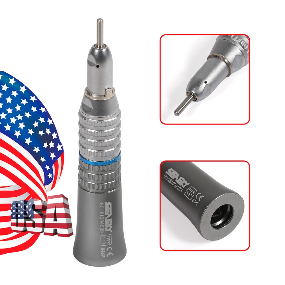Dental E-type Air Motor 2/4holes Low Speed Handpiece Push Button OR