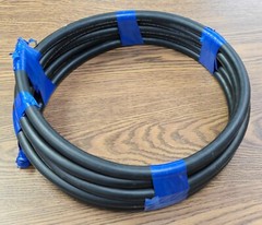 20 FEET 3/0 AWG DLO Diesel Locomotive Cable RHH/RHW-2 Black (350 Amp) 2000V