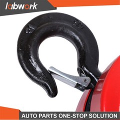 Labwork 2200lbs/1 Ton 8FT/2.4m Lift Manual Hoist G80 Chain w/ 2 Heavy Duty Hooks