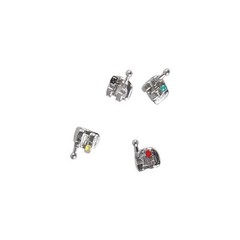 4 Box Dental Metal Orthodontics Brackets Brace MINI MBT.022 345 Hooks 50 Set/box