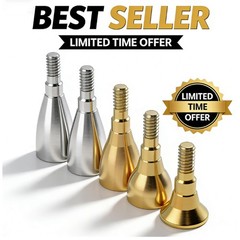 US 5Pc Fit Straumann Titanium NC Healing Abutment & Closure Cover Cap ITI BL/BLT