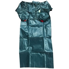 Sleeved Industrial Apron Medium Chemical Oil Resistant Ansell MicroChem 68-4000