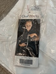 NWT In Bag Chef Works Unisex Volnay Chef Coat, White, XLarge