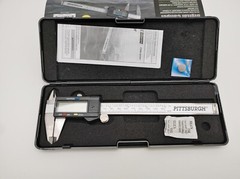 6″ Digital Caliper Digital Read Out Fractional Metric and SAE Pittsburgh W Case