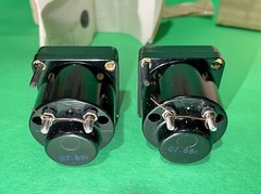 2x M4206 USSR Military Analog Panel Current Meter 50uA 2.5% 40x40x50