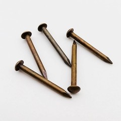 20-100PCS Small Mini Round Head Nail Pure Copper Brass Tack Dia1.2-2.8mm L8-55mm