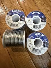 4 AIM AQUASOL LEAD FREE SOLDERING WIRE (1 LB 3MM)