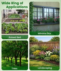 HeavyDuty Drip Irrigation Tubing Kit 1/2 Inch 1/4 Inch PVC PE for Garden