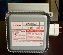 TOSHIBA Microwave Oven Magnetron 2M303H(JJ) Part Replacement