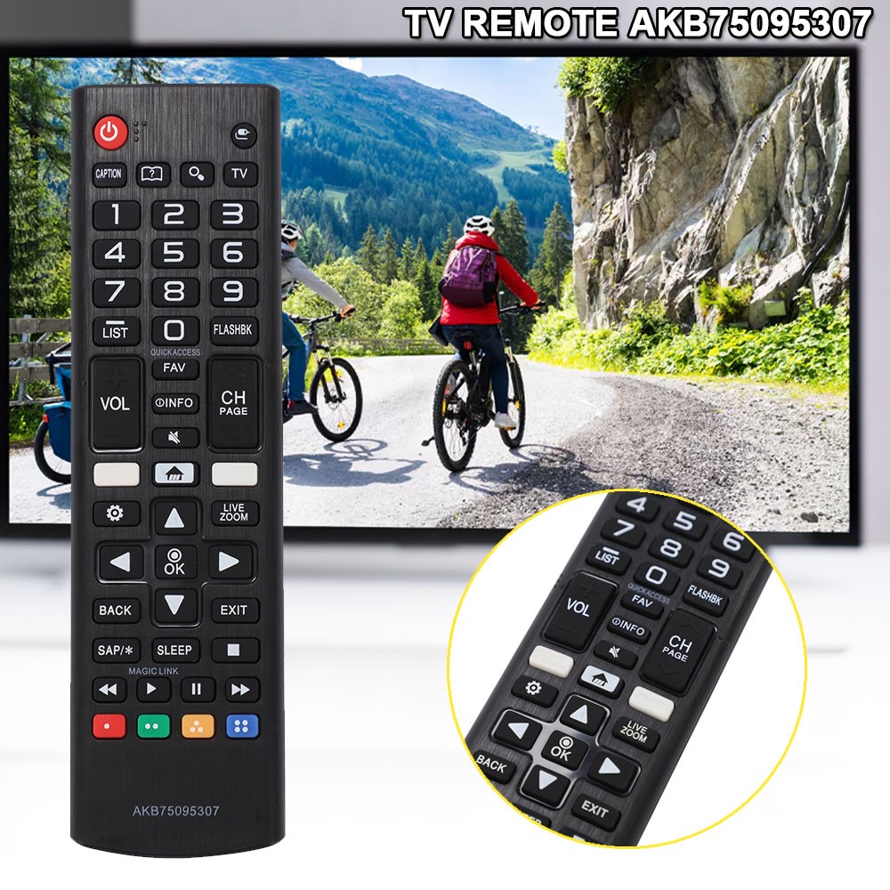 LG Replacement TV Remote AKB75095307 For LG LCD LED Smart TV All LG TV Model