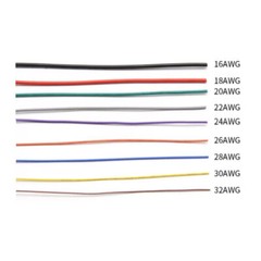 UL1007 Stranded Tinned Copper PVC Cable Wire 16-30 AWG Automotive Equipment Wire