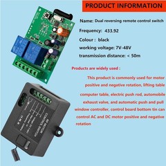Forward Reverse Remote Switch,Linear Actuator 12V Remote Control Switch,DC7V4…
