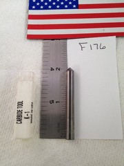 1 NEW FALCON/SGS 1/4″ SHANK CARBIDE BURR SK-1 SINGLE CUT COUNTER SINK 90° (F176)