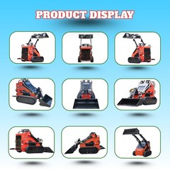 TYPHON STOMP 502 Compact Tracked Skid Steer Loader 22.1HP Honda Gasoline engine