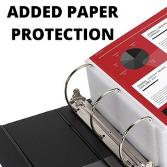 Extra Large 6 Inch Capacity Storage Binder Heavy Duty Locking Angle D Rings