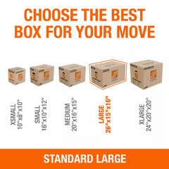 Large Moving, Shipping, Packing Box with Handles (30 Pack)
