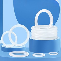 Food Grade O-Ring 1.5mm Cross Section Clear Silicone Rubber O Rings 4mm-105mm OD