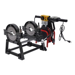 Pipe Fusion Welder 2 Clamps 63-200MM Manual PP PE HDPE Pipe Welding Machine 110V
