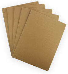 10 8.5X11 Corrugated Cardboard Filler Inserts Sheet Pads 1/16″ Thick 8.5 x 11