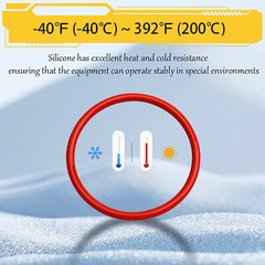 Silicone Rubber O Rings Metric Food Grade 1mm Cross Section 1-48mm ID,3-50mm OD