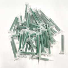 50pcs Static Mixer AB Glue Adhesive Mixing Nozzles Epoxy Resin Glue Mixing Tube