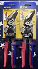 2 Packs IRWIN Offset Snip CUTS UP TO 18g STEEL or 23g Stainless 2073211 TWO PCS