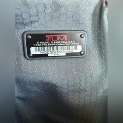 Tumi Tote Bag Black Business Travel Carry Heavy Nylon Magnetic Closure 15x12x5