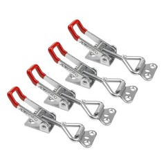 Toggle Clamp HeavyDuty 220 Lbs Pull Action Latch 4 Pcs for Cabinet Doors