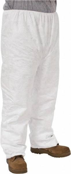 DuPont Tyvek 400 Disposable Pants, White, Protective Workwear, 3XL, 50 ct.