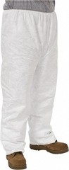 DuPont Tyvek 400 Disposable Pants, White, Protective Workwear, XL, 50 ct.