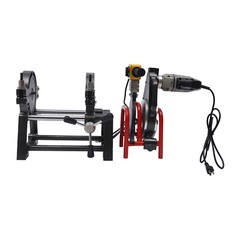 Pipe Fusion Welder 2 Clamps 63-200MM Manual PP PE HDPE Pipe Welding Machine 110V