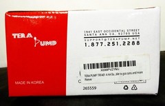 TeraPump TRFA01 Battery Powered Fuel Transfer Pump 2.4GPM Auto-Stop