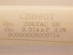 Type CBB90T 0.014uF 20kVac 5% Polypropylene Film Capacitor Made for Tesla Coils