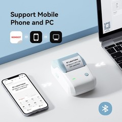 NIIMBOT B1 label machine with tape, 2-inch portable sticker printer