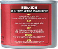 Canned Heat 12 Pack 2 Hour Chafing Fuel, Easy Open, Resealable, Non-Drip, for Fo