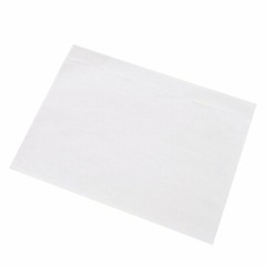 7.5 x 5.5 Clear Packing List Invoice Shipping Envelope Top Loading Self Adhesive