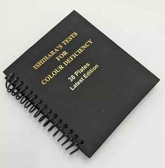 38 Plate Ishihara Test Book for Color Blindness Testing