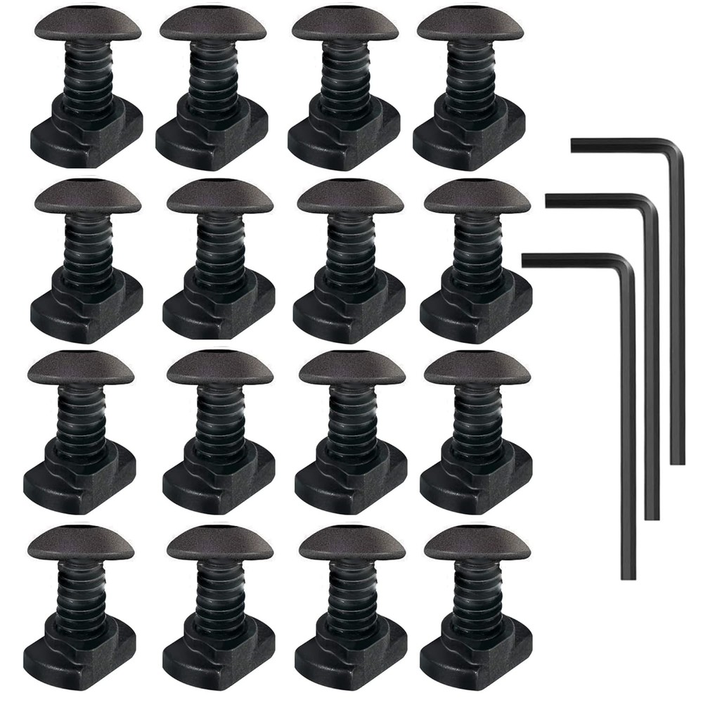 M4 Cam Lock Screws 16 Pack with Allen Key