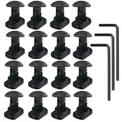 M4 Cam Lock Screws 16 Pack with Allen Key
