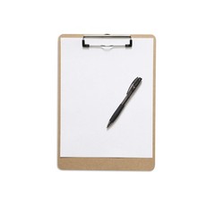 Letter Size Clipboards with Low Profile Clip Set of 10 – Wood Clipboards Bulk…