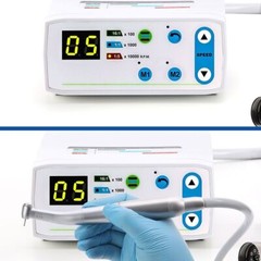 AZDENT Dental LED Brushless Electric Micro Motor 4 Holes LED Micro Motor