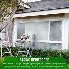 Farm Plastic Supply – 10 Mil Dura Skrim String Reinforced Clear Plastic Sheeting