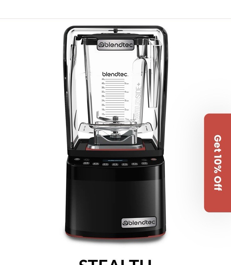 Blentec Stealth 885™ Commercial Blender Package New Factory Sealed