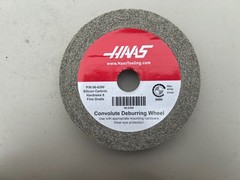 Haas Silicon Carbide Hardness 8, Fine Grade, Convolute Deburring Wheel