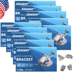 Dental orthodontic Self-ligating bracket Braces MINI ROTH.022 Hook 345