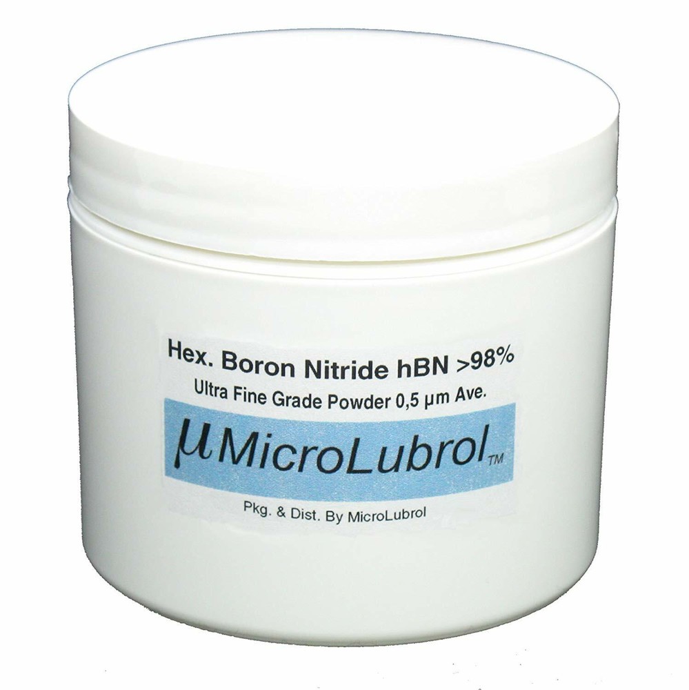 1 oz MICROLUBROL Hexagonal Boron Nitride hBN Powder Ultra FINE 0.5 µ Micron