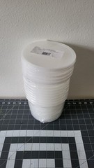 Choice Heavy-Duty 64 oz. Microwavable Translucent Heavy Weight Plastic Deli Cont
