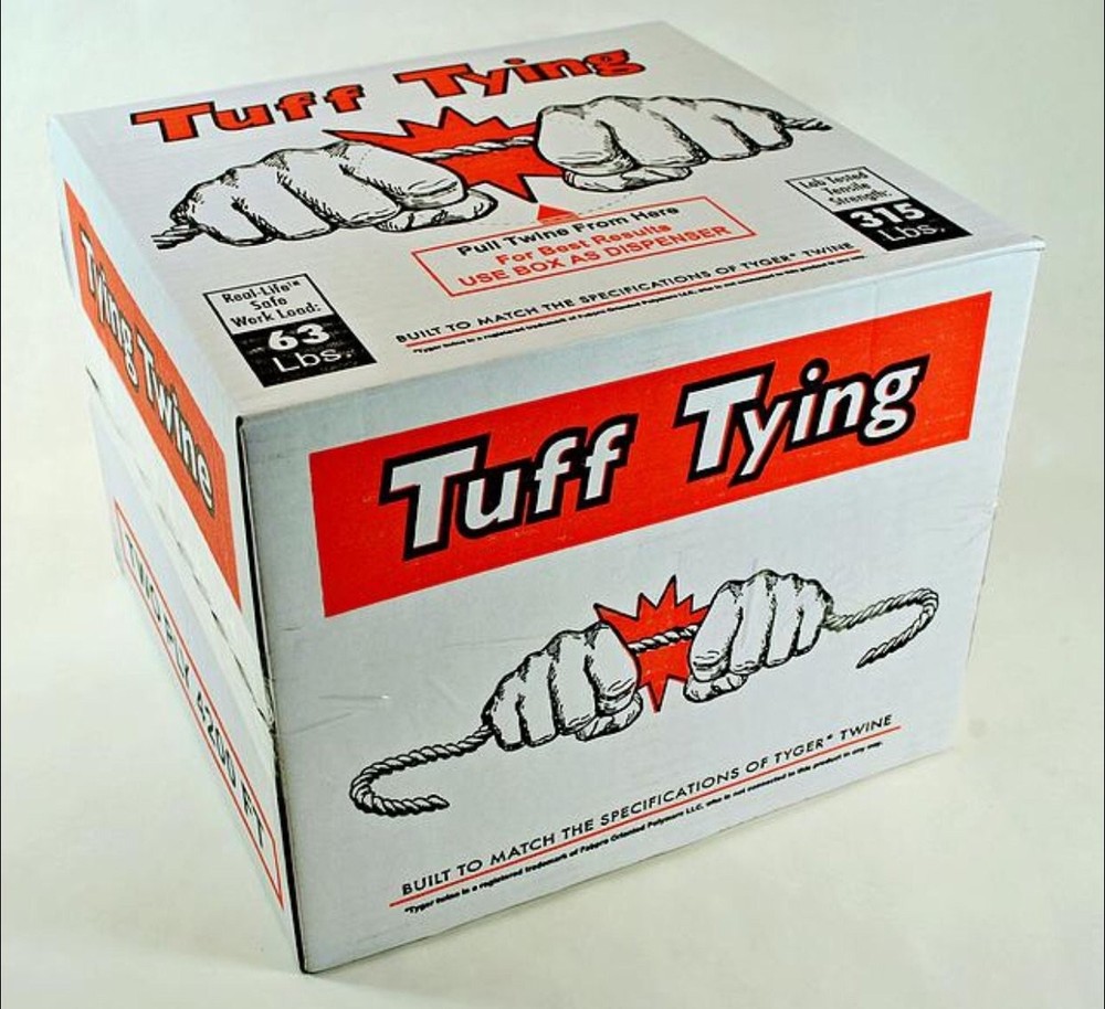 2 Ply Tyger Polypropylene Tying Twine, 315 Lb Tensile 4200 Ft. White